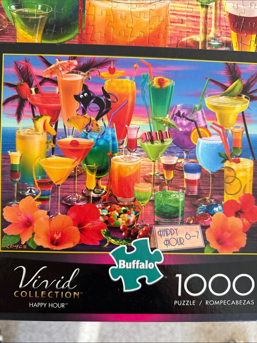 Buffalo Vivid Collection "Happy Hour" 1000-Piece Jigsaw Puzzle - Multicolor